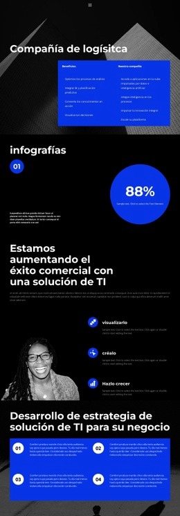 Logística De Suministro - HTML Website Builder