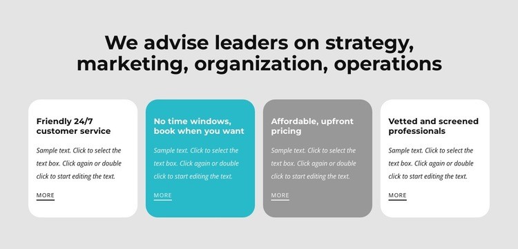 We activate leadership Homepage Design