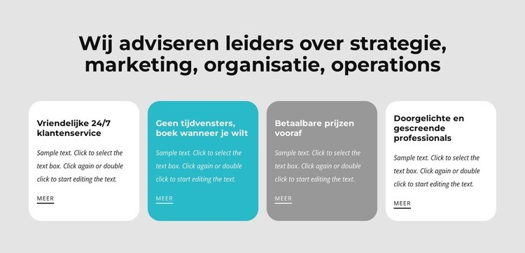 Wij activeren leiderschap Website mockup