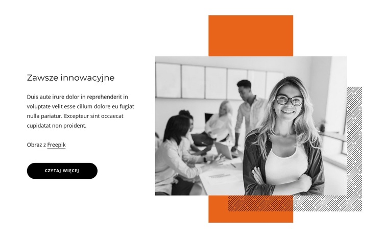 Zawsze innowacyjne Motyw WordPress