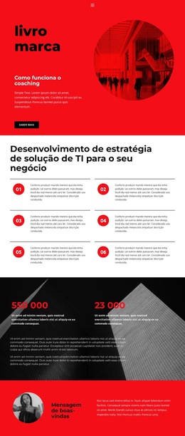 Layout Múltiplo Integrado Para Criando Um Livro De Marca