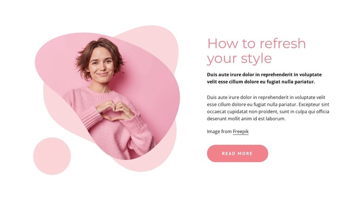 How to refresh your style CSS Template