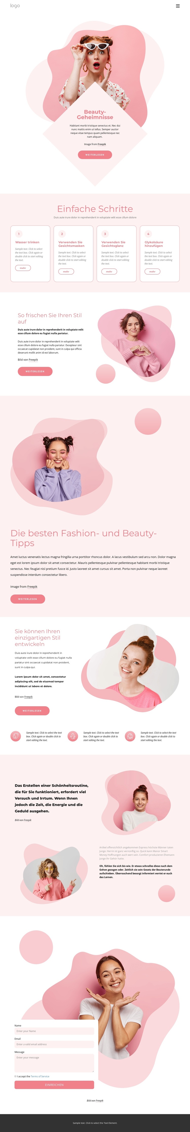 Die besten Schönheitsgeheimnisse WordPress-Theme