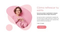 Plantilla HTML5 Premium Para Cómo Refrescar Tu Estilo