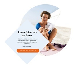 Exercícios Ao Ar Livre - Drag And Drop HTML Builder