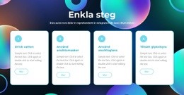 Enkla Steg Målsidesmall