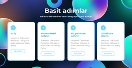 Basit Adımlar - Açılış Sayfası Ilhamı