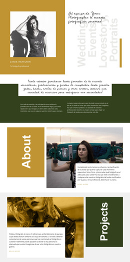 Cursos De Fotografía De Moda: Código De Plantilla HTML