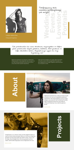 Moda Fotoğrafçılığı Kursları - HTML Şablon Kodu