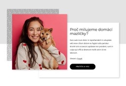 Webový Design Pro Vlastnictví Domácích Mazlíčků Je Dobré Pro Fyzické Zdraví