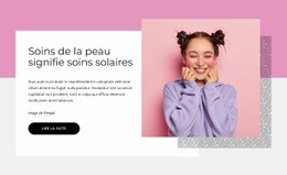 Soins De La Peau Signifie Soins Solaires – Meilleure Conception De Site Web