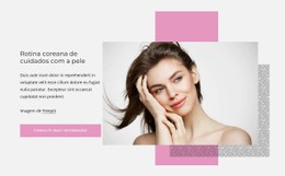 Cuidados Com A Pele Coreanos Modelo De Caixa Flexível