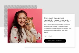 Ter Animais De Estimação É Bom Para A Saúde Física - Template Joomla Responsivo Gratuito