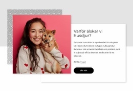 Djurägande Är Bra För Den Fysiska Hälsan CSS-Rutnätsmall