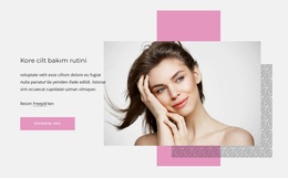 Kore Cilt Bakımı Için Özel Yazı Tipleri, Renkler Ve Grafikler