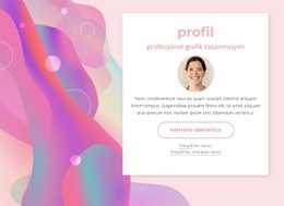 Profesyonel Tasarımcı Için Özel Bir Web Sitesi Tasarımı