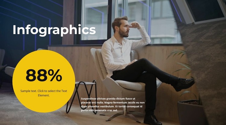 Business in infographics CSS Template