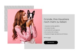 Gründe, Ihre Haustiere Noch Mehr Zu Lieben Premium-Vorlage