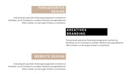 Vorteile In Textblöcken – Anpassbare Professionelle HTML5-Vorlage