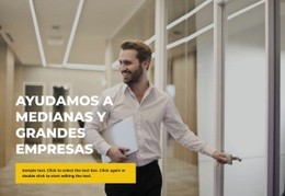 Página De Inicio Del Sitio Web Para Reacción Rápida