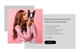 Plantilla De Diseño Para Razones Para Amar Aún Más A Tus Mascotas