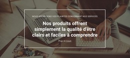 Superbe Conception Web Pour Analyse De La Qualité Des Produits