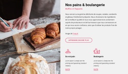 Nos Pains Et Boulangerie - Modèle HTML5 Ultime