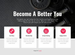 Free Download For Becone A Better You Html Template