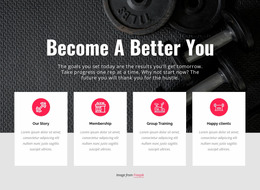 Becone A Better You - Free HTML Website Builder