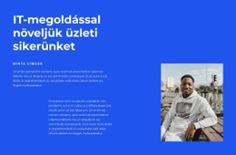 A Siker Itt Kezdődik - Ingyenes Webhelysablon