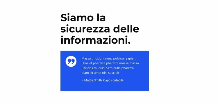 Collegamento speciale Costruttore di siti web HTML