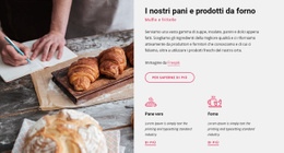 I Nostri Pani E Prodotti Da Forno - Modelli Di Siti Web