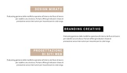 Vantaggi Nei Blocchi Di Testo Modello Di Pagina Di Destinazione