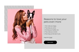 Reasons To Love Your Pets Even More Joomla Template 2024