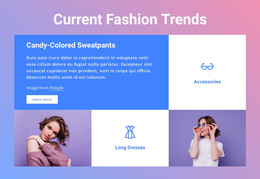 Current Fashion Trends - Free Download Joomla Template