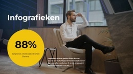 Multifunctionele Landingspagina Voor Zakelijk In Infographics