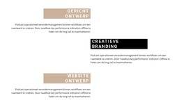 Voordelen In Tekstblokken - Sitesjabloon