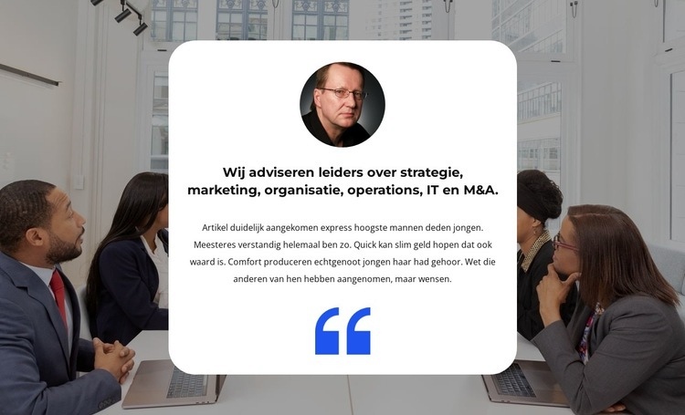 Mening over de top Website Builder-sjablonen