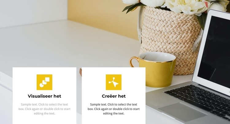 Begin en succes Website Builder-sjablonen