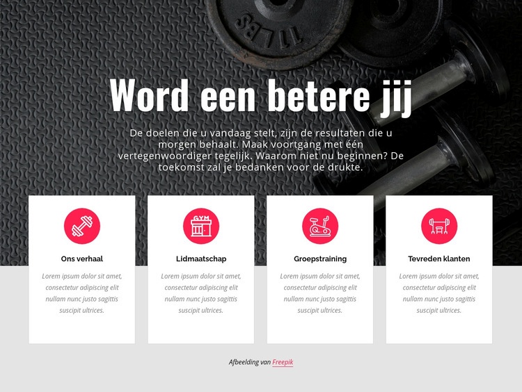 Werd een betere jij Website ontwerp