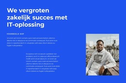 Succes Begint Hier - Eenvoudig Websitesjabloon