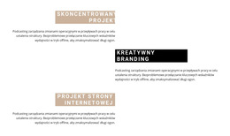 Korzyści W Blokach Tekstowych - Darmowy Szablon Strony Internetowej