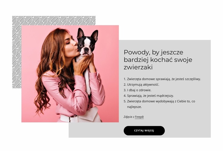 Powody, by jeszcze bardziej kochać swoje zwierzaki Szablon Joomla