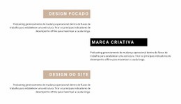 Ferramenta De Maquete De Site Para Benefícios Em Blocos De Texto