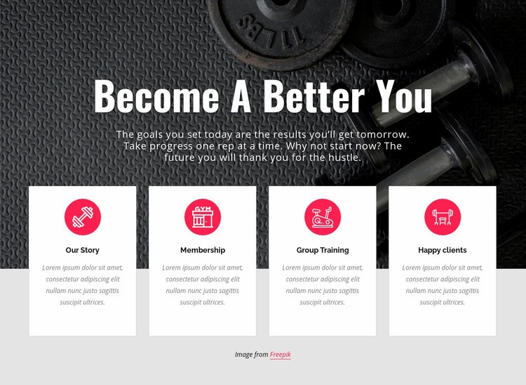 Becone a better you Squarespace Template Alternative