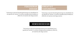 Fördelar I Rutnät Webbplats Mall