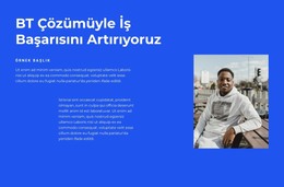 Başarı Burada Başlar - Ücretsiz Web Sitesi Şablonu