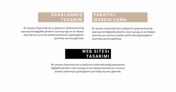 Griddeki faydalar HTML5 Şablonu