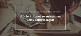 Ürün Kalitesi Analitiği - Profesyonel Tek Sayfalık Şablon