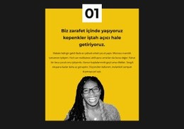 Geri Bildirim - Herhangi Bir Cihaz Için Bir Sayfa Şablonu